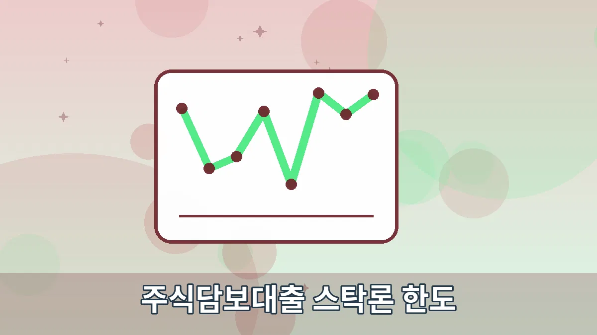 주식담보대출 스탁론 한도 안내 이미지 3