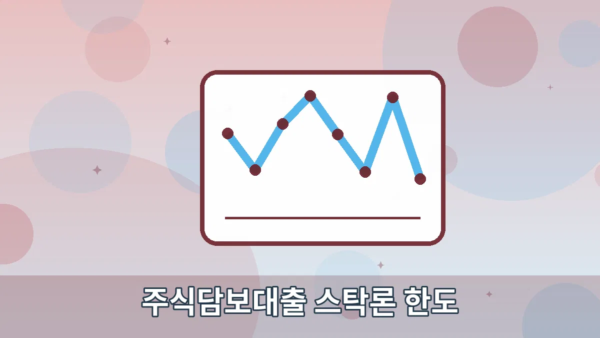 주식담보대출 스탁론 한도 안내 이미지 5