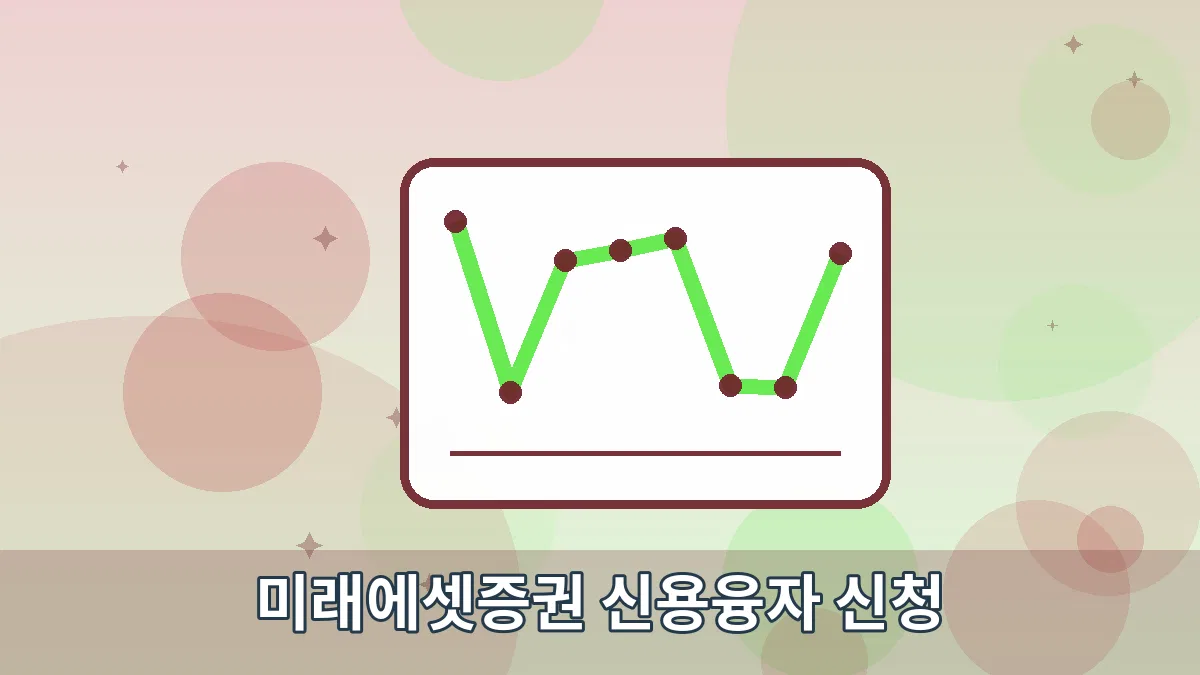 미래에셋증권 신용융자 신청 안내 이미지 2