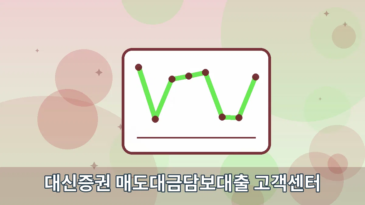 대신증권 매도대금담보대출 고객센터 안내 이미지 2