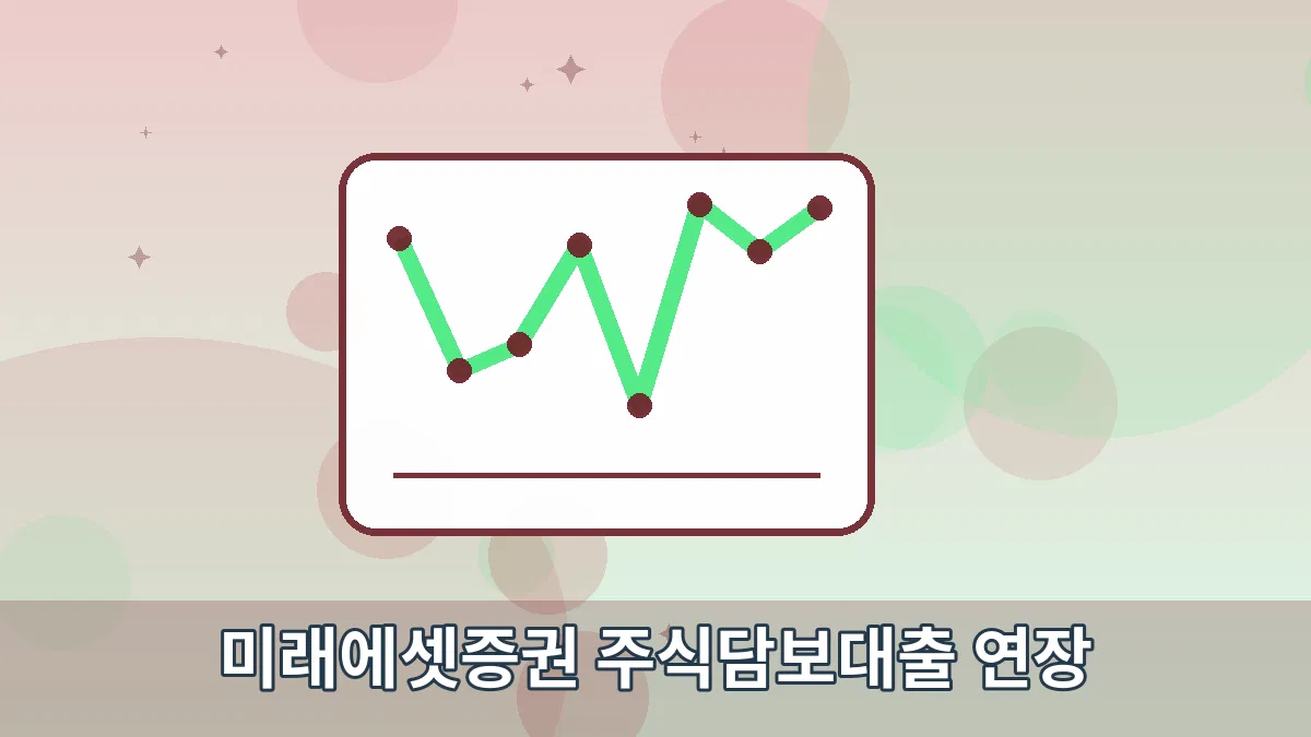 미래에셋증권 주식담보대출 연장 안내 이미지 3