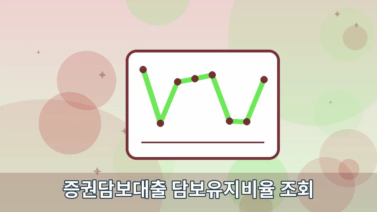 증권담보대출 담보유지비율 조회 안내 이미지 2