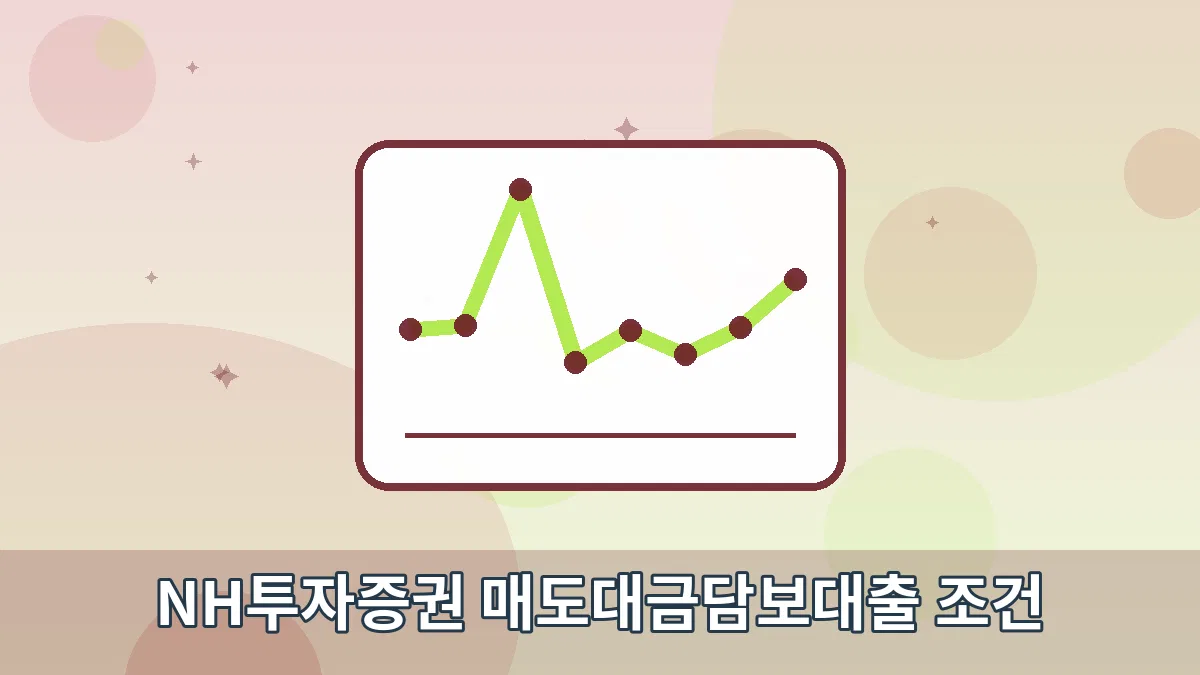NH투자증권 매도대금담보대출 조건 안내 이미지 1