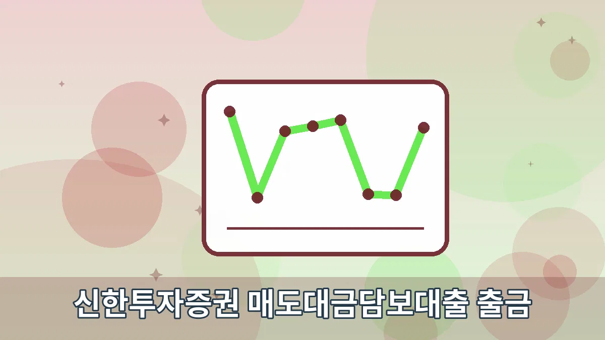 신한투자증권 매도대금담보대출 출금 안내 이미지 2