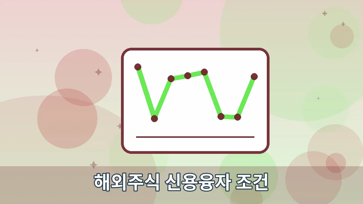 해외주식 신용융자 조건 안내 이미지 2
