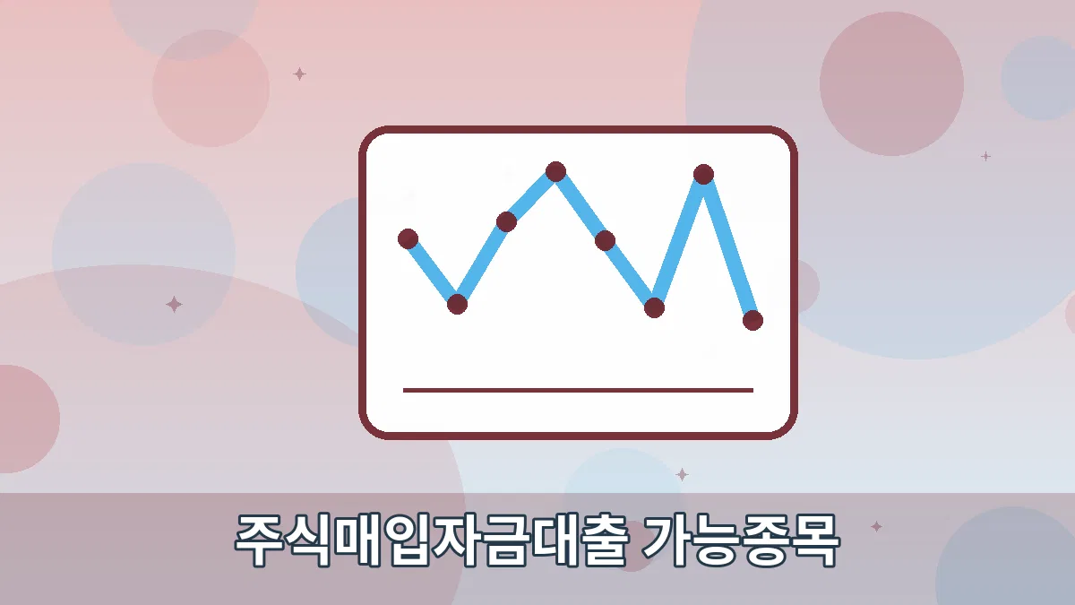 주식매입자금대출 가능종목 안내 이미지 5