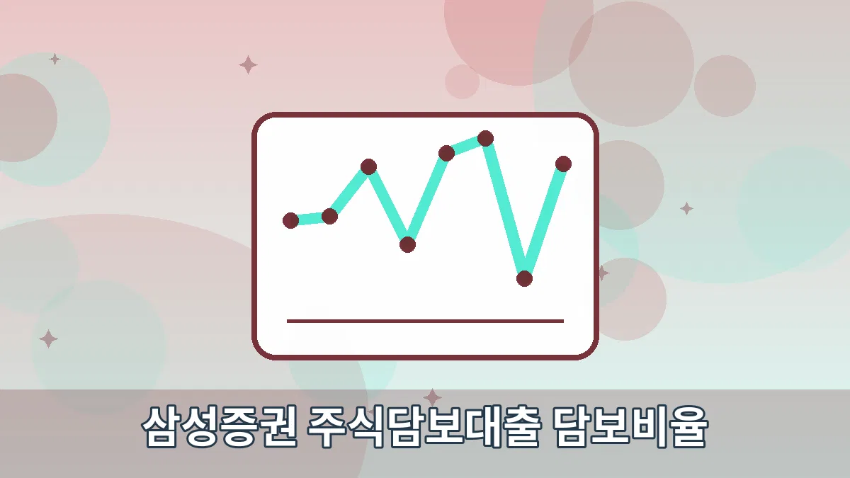 삼성증권 주식담보대출 담보비율 안내 이미지 4