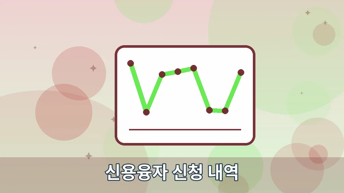 신용융자 신청 내역 안내 이미지 2